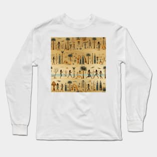 Ancient Egyptian Pattern 27 Long Sleeve T-Shirt